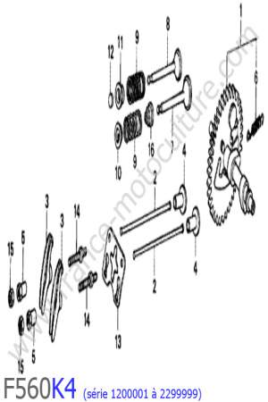 HONDA - F560K4-1 : Arbre cames
