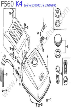 HONDA - F560K4-2 : Reservoir