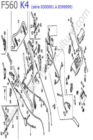 HONDA - F560K4-2 : Cables / Guidon