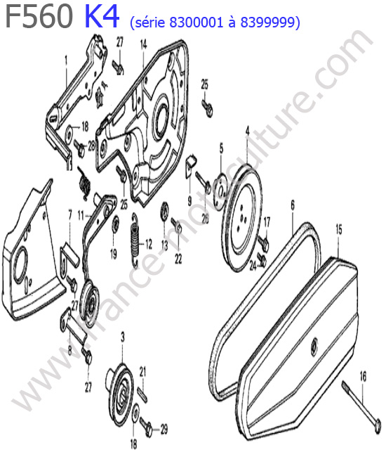 Carter / Courroie HONDA F560K4-2