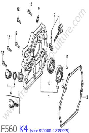 HONDA - F560K4-2 : Carter inferieur