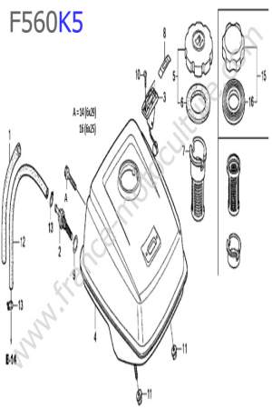 HONDA - F560K5 : Reservoir