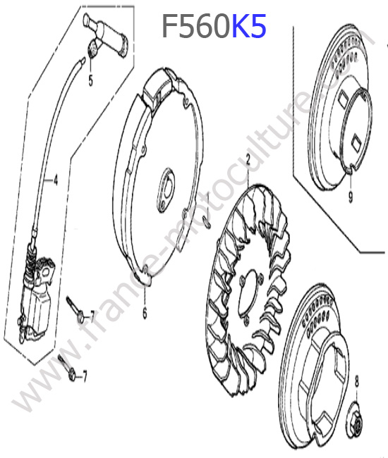Allumage HONDA F560K5