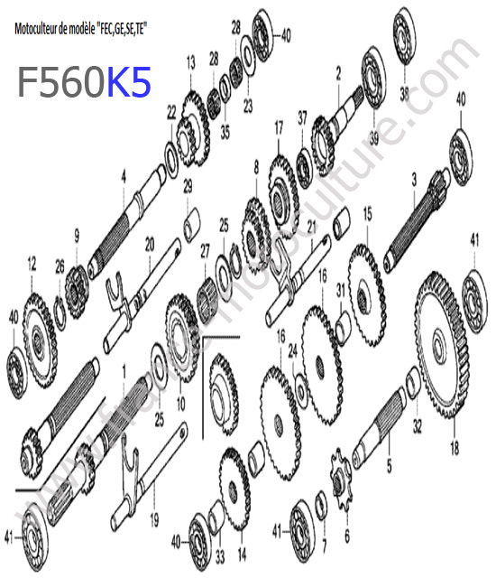 Transmission 1 HONDA F560K5
