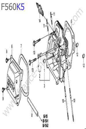 HONDA - F560K5 : Culasse