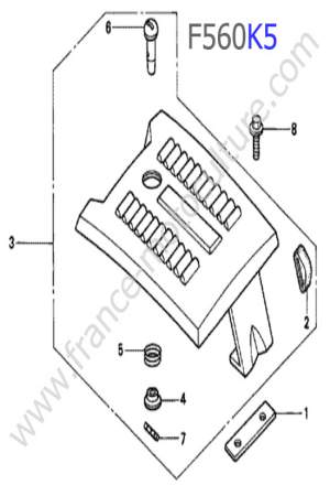 HONDA - F560K5 : Carter superieur