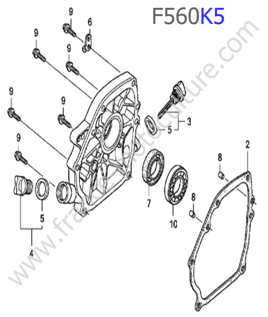 Carter inferieur HONDA F560K5