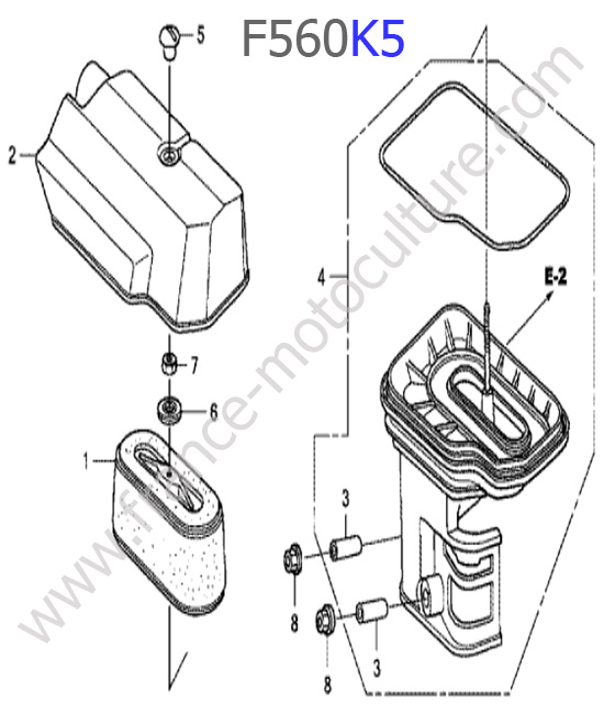 Filtre air HONDA F560K5