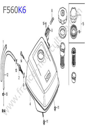 HONDA - F560K6 : Reservoir