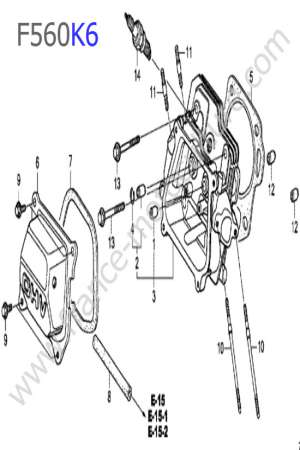 HONDA - F560K6 : Culasse