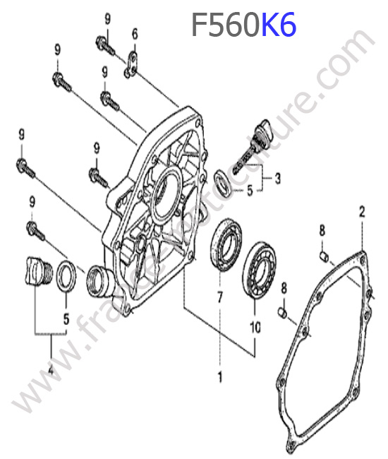 Carter inferieur HONDA F560K6