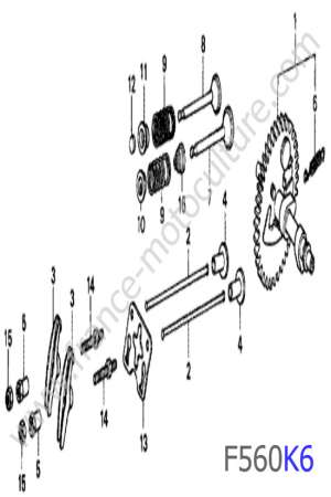 HONDA - F560K6 : Arbre cames
