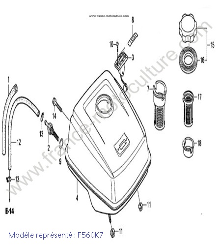 Reservoir - K7 HONDA F560K7