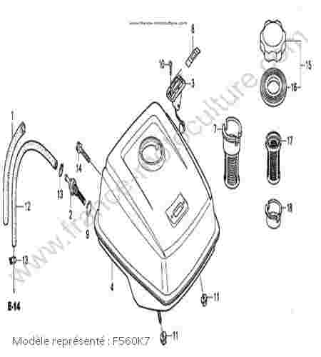 HONDA - F560K7 : Reservoir - K7