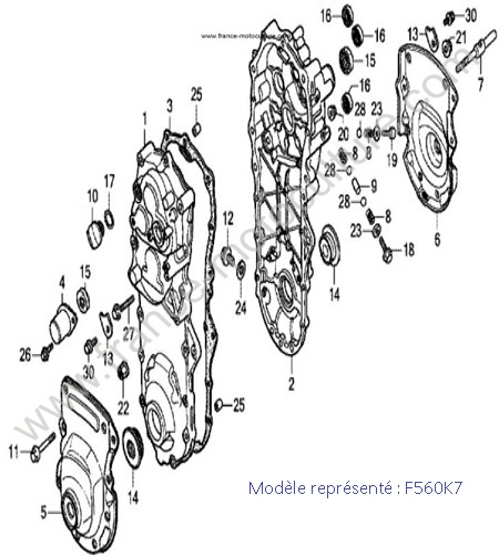 Carter transmission - K7 HONDA F560K7