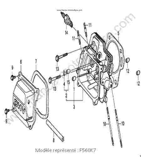 HONDA - F560K7 : Culasse - K7