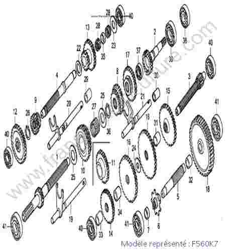 HONDA - F560K7 : Transmission - K7