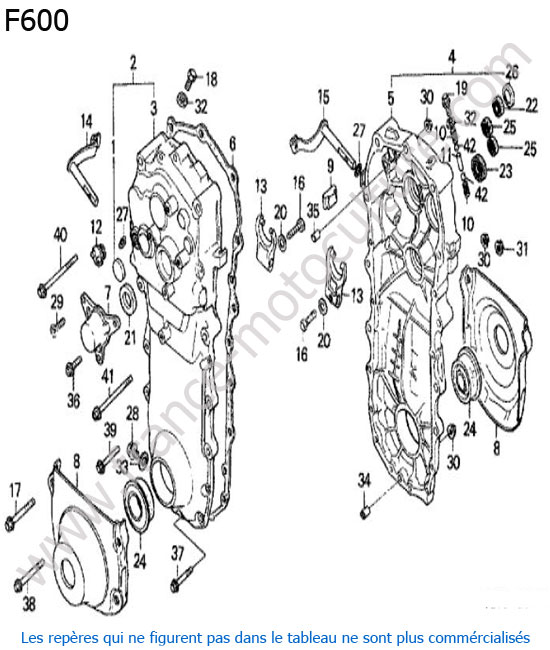 Carter transmission HONDA F600