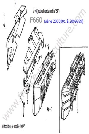 HONDA - F660-1 : Echappement