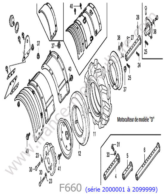 Garde - boue HONDA F660-1