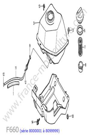 HONDA - F660-2 : Reservoir