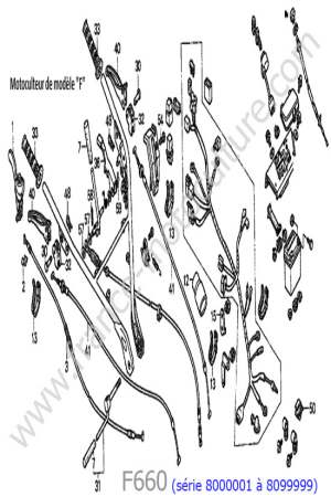 HONDA - F660-2 : Cables - guidon 2