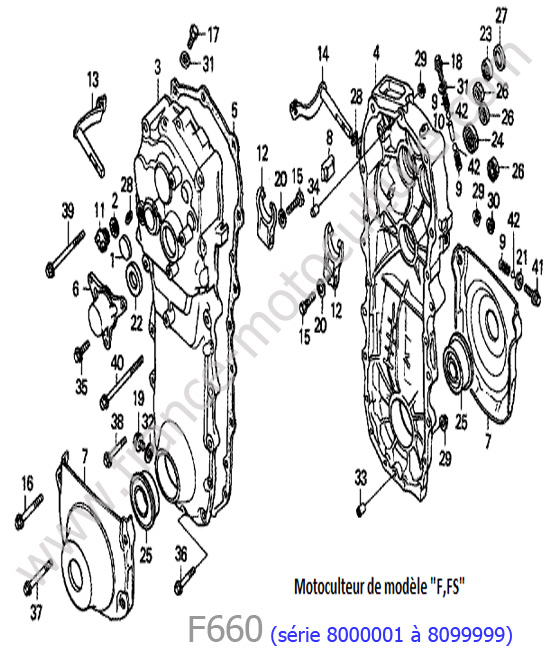 Carters transmission HONDA F660-2