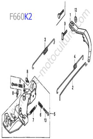 HONDA - F660K2 : Regulateur