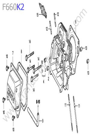HONDA - F660K2 : Culasse