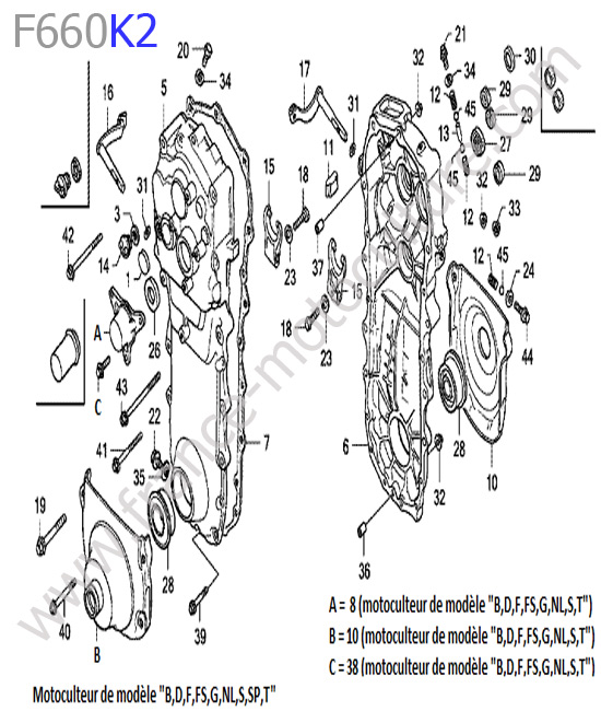 Carters transmission HONDA F660K2