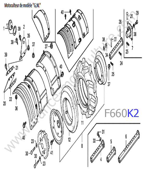 Garde-boue 1 HONDA F660K2