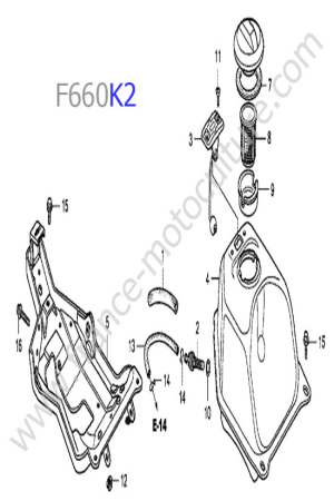 HONDA - F660K2 : Reservoir