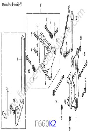 HONDA - F660K2 : Attelage 2