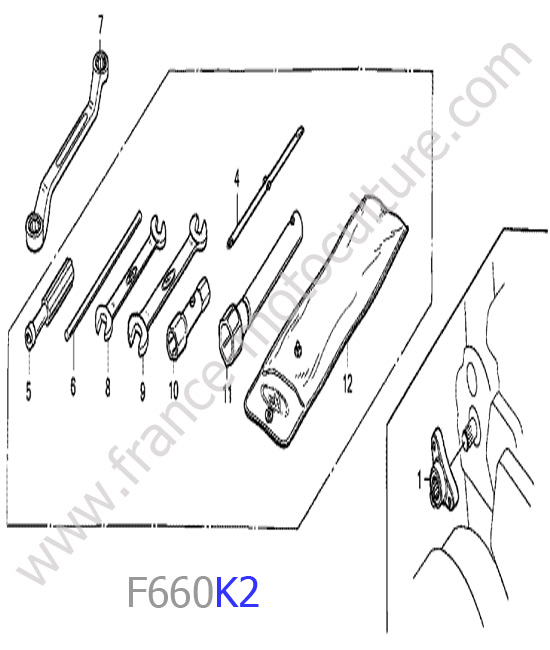 Accessoires HONDA F660K2