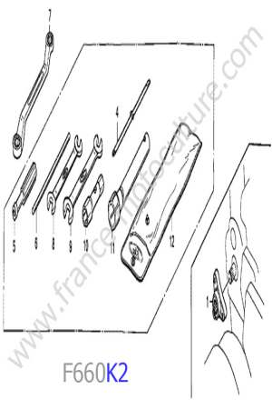 HONDA - F660K2 : Accessoires