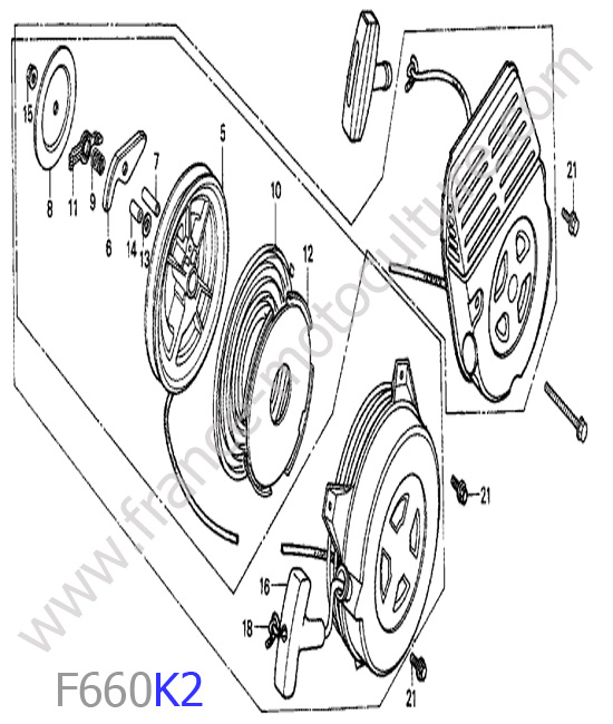 Lanceur HONDA F660K2
