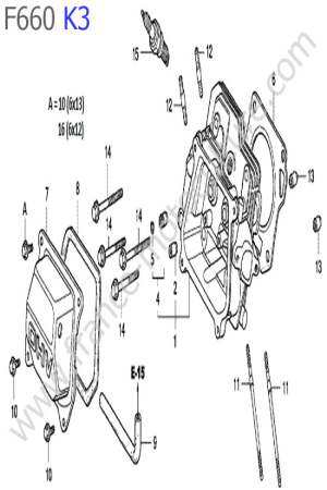 HONDA - F660K3 : Culasse