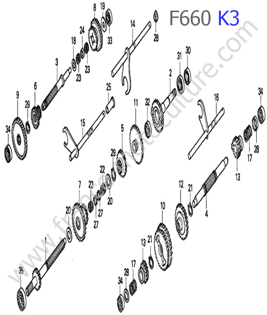 Transmission HONDA F660K3