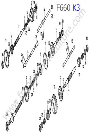 HONDA - F660K3 : Transmission