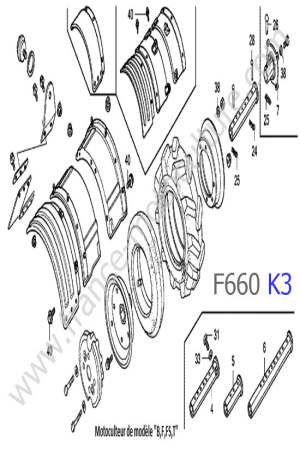 HONDA - F660K3 : Garde-boue 4