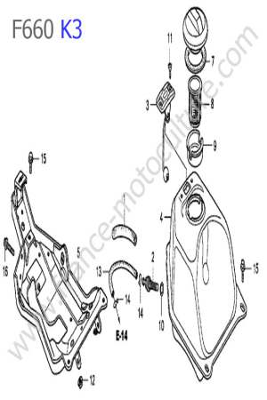 HONDA - F660K3 : Reservoir