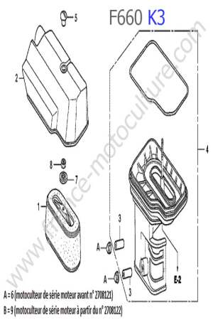 HONDA - F660K3 : Filtre air