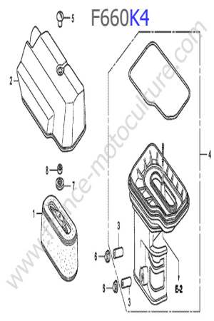 HONDA - F660K4 : Filtre air