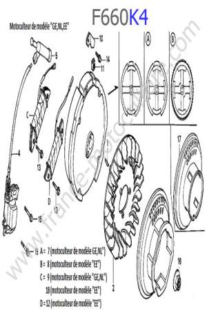 HONDA - F660K4 : Allumage 2