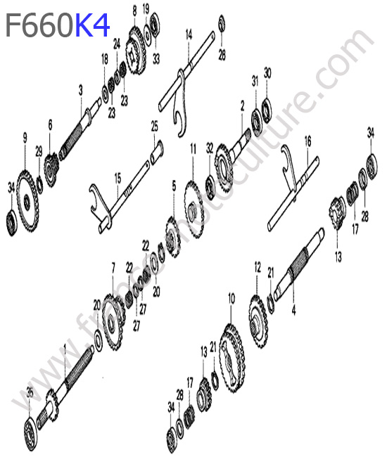 Transmission HONDA F660K4