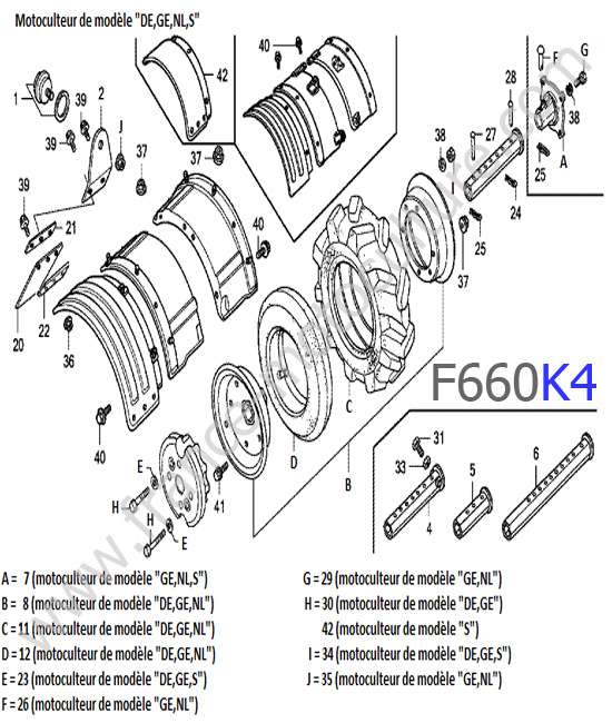 Garde-boue 1 HONDA F660K4