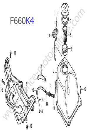 HONDA - F660K4 : Reservoir