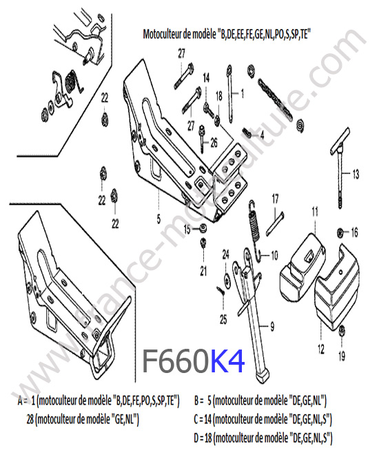 Chassis HONDA F660K4