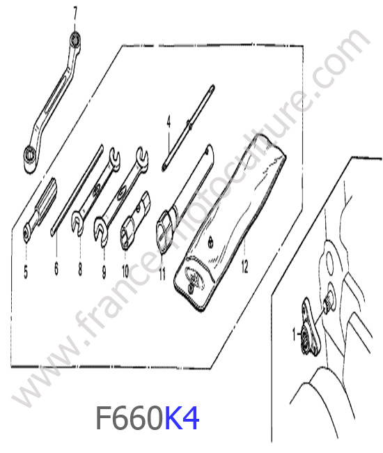Accessoires HONDA F660K4