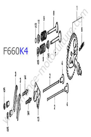 HONDA - F660K4 : Arbre cames